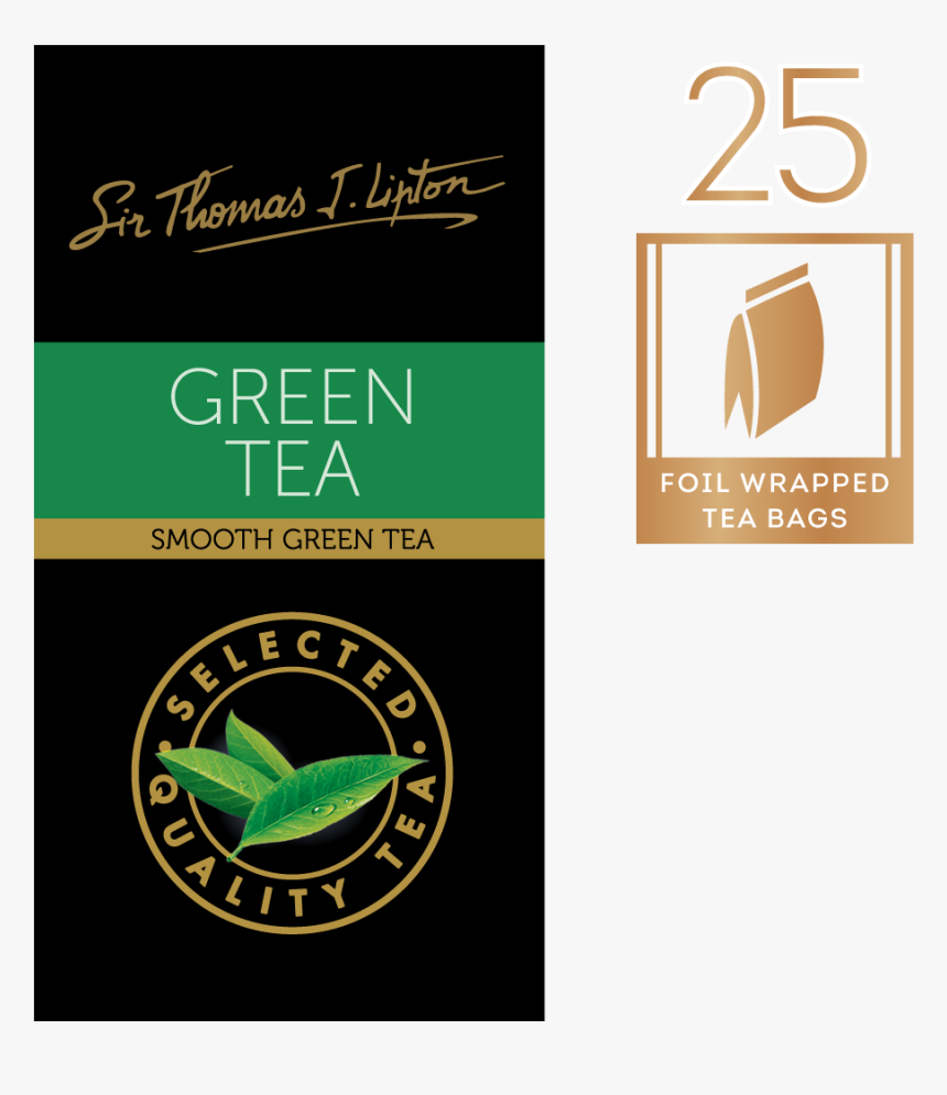 Sir Thomas J Lipton Green Tea , Png Download - Sir Thomas Lipton Green Tea With Jasmine, Transparent Png, Free Download