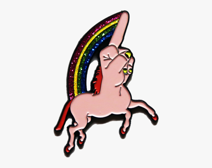 Fucknicorn Discord Emoji - Fuck You Unicorn Pin, HD Png Download, Free Download