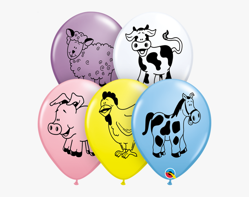 Farm Animal Balloon Nz, HD Png Download, Free Download