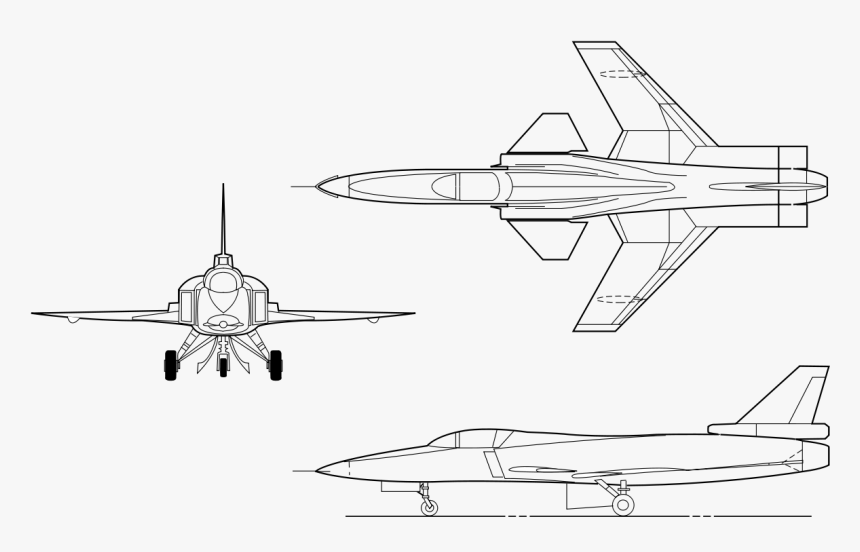 Forward Swept Wing Side View, HD Png Download, Free Download