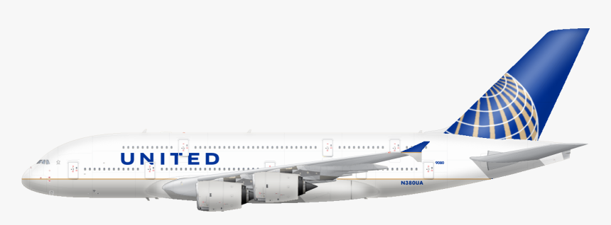 United Airlines Png Download - United Airlines Logo And Plane, Transparent Png, Free Download