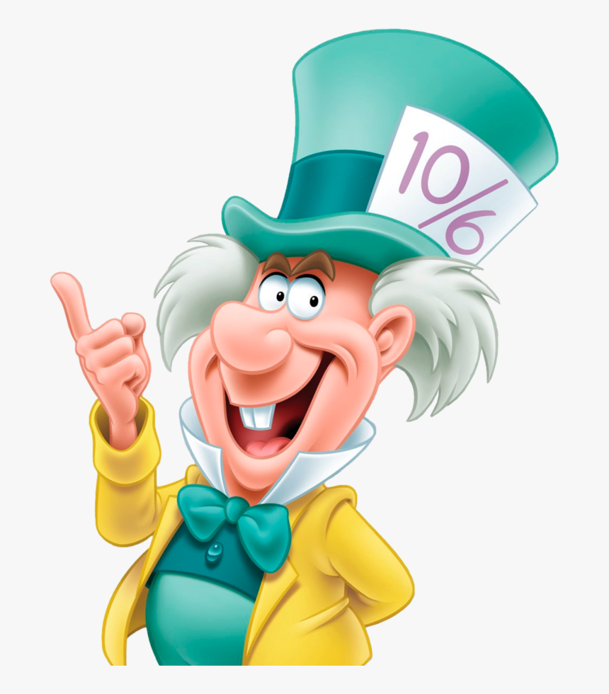 Mad Hatter From Alice In Wonderland Cartoon, HD Png Download, Free Download