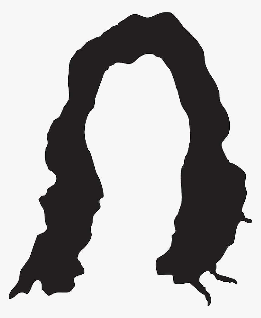Head, Black, Silhouette, Style, Hair, Wig - Illustration, HD Png Download, Free Download