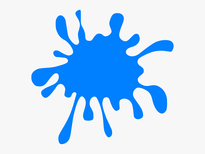 Blue Spot Svg Clip Arts - Red Paint Splat, HD Png Download, Free Download