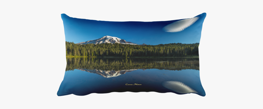 Pillow Showing Mount Rainier Captured At Sunrise With, HD Png Download, Free Download