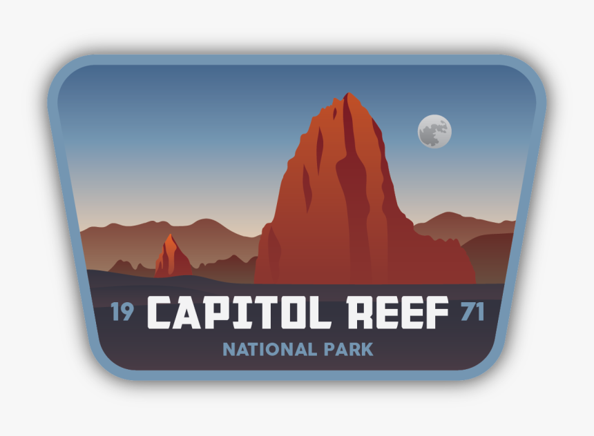 Capitol Reef National Park Sticker - Capitol Reef National Park Logo, HD Png Download, Free Download