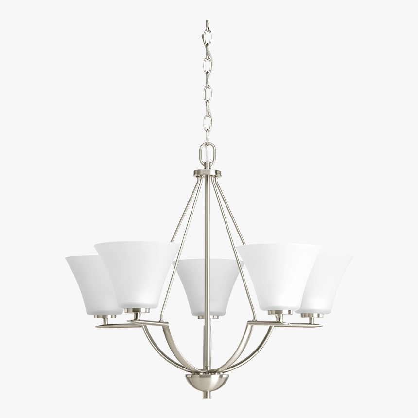 Brushed Nickel / Etched - Chandelier, HD Png Download, Free Download