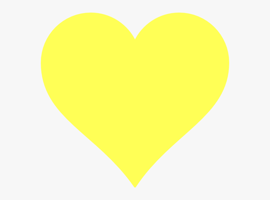 Canary Clipart - Yellow Heart Transparent Background, HD Png Download, Free Download