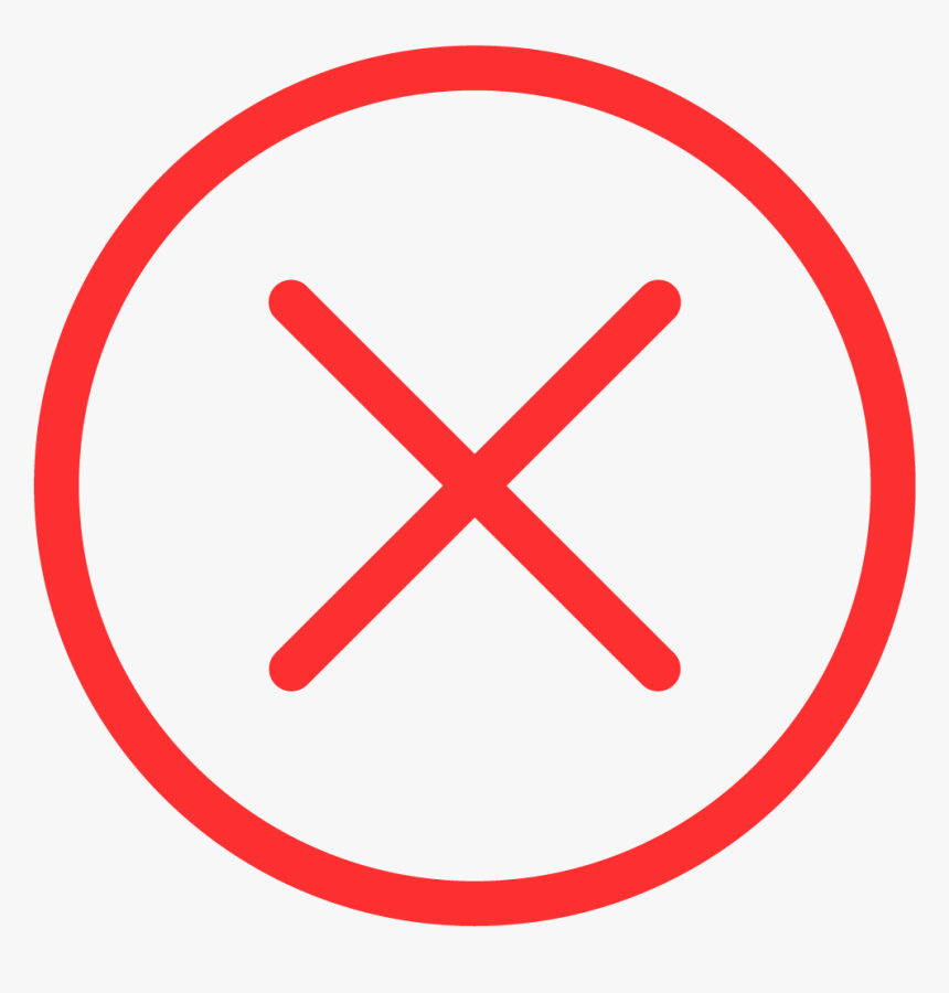 Icon Failure - Red Cross Image Download, HD Png Download, Free Download