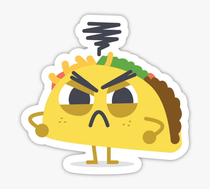 Artboard 5 - Cartoon Taco With Glasses, HD Png Download, Free Download