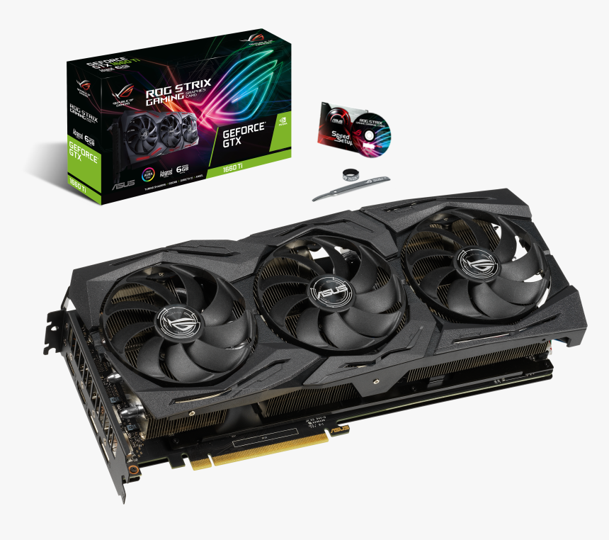 Asus Gtx 1660 Ti, HD Png Download, Free Download