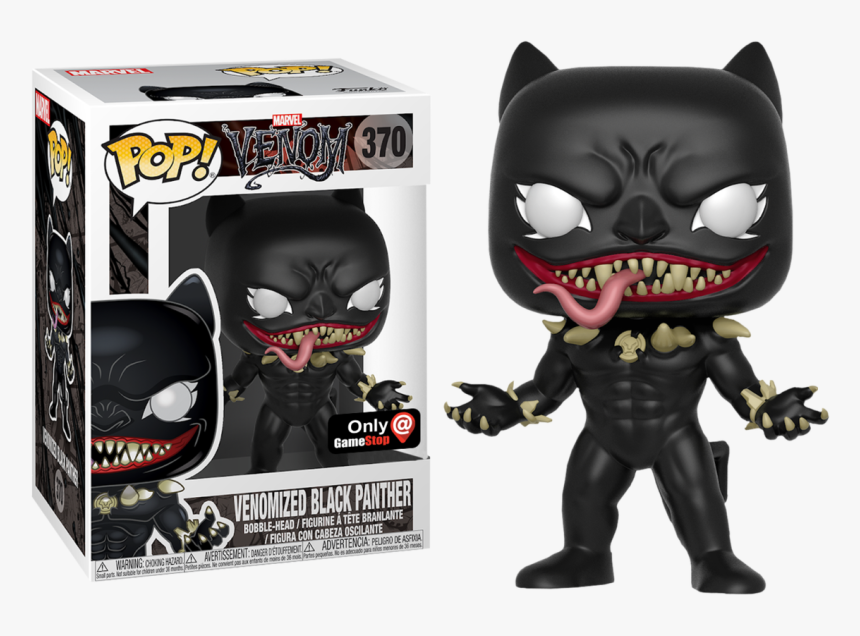 Funko Pop Venomized Black Panther, HD Png Download, Free Download