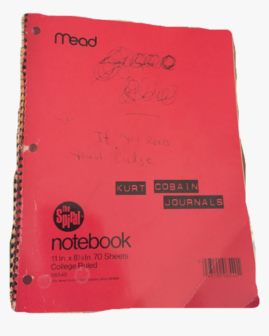 Kurt Cobain Journals, HD Png Download, Free Download