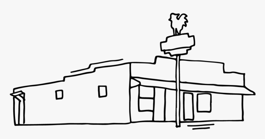 Chicken Hut-01 - Sketch, HD Png Download, Free Download