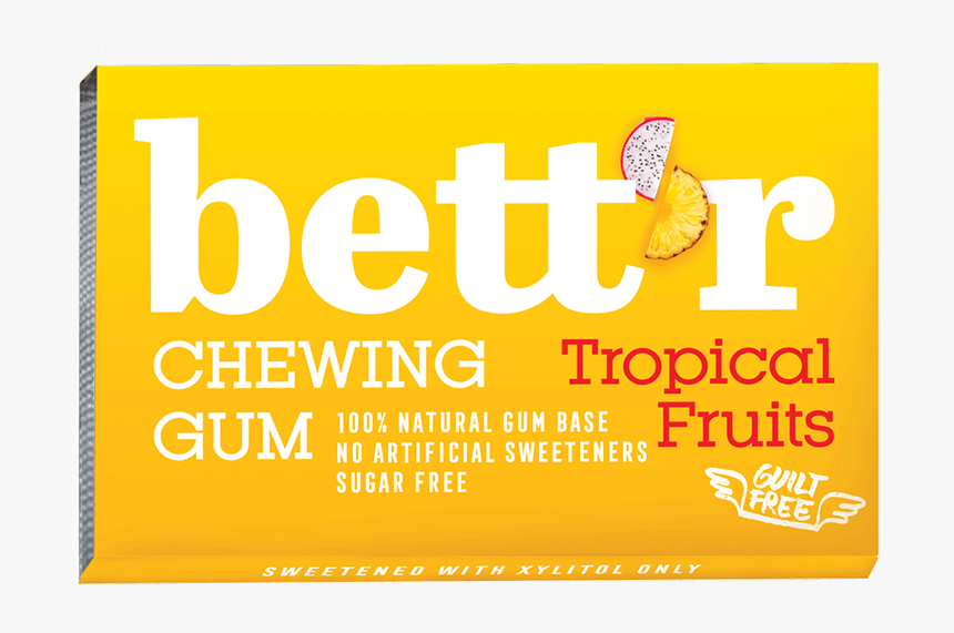 Chewing Gum Tropic Fruits - Graphic Design, HD Png Download, Free Download