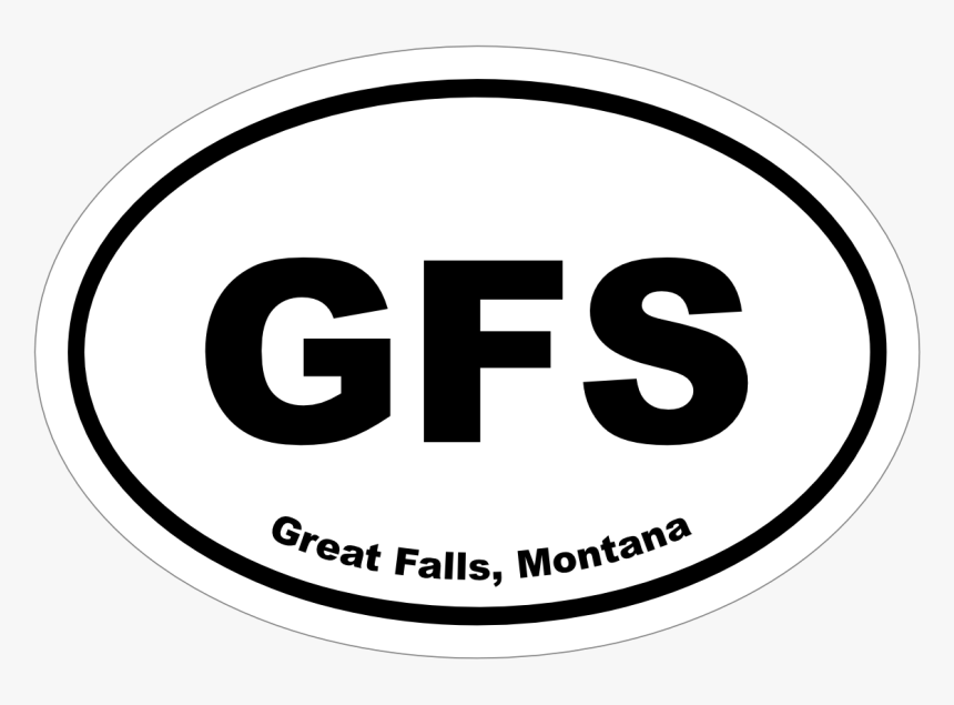 Great Falls, Montana Oval Stickers - Circle, HD Png Download, Free Download