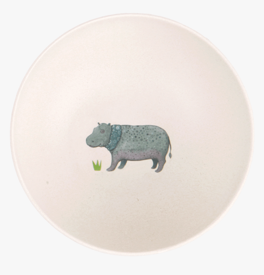 1 Bowl Love Mae Bamboo Bowls - Hippopotamus, HD Png Download, Free Download