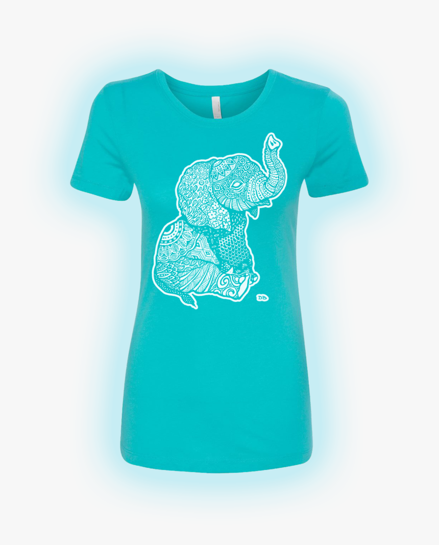 Baby Elephant Shirt Preview Front - Elephant, HD Png Download, Free Download