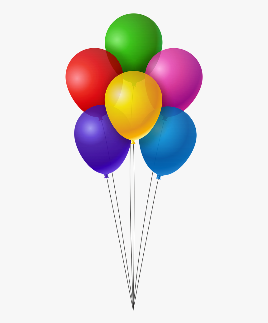 Carnival Balloons Clip Art - Baloes Coloridos Png, Transparent Png, Free Download