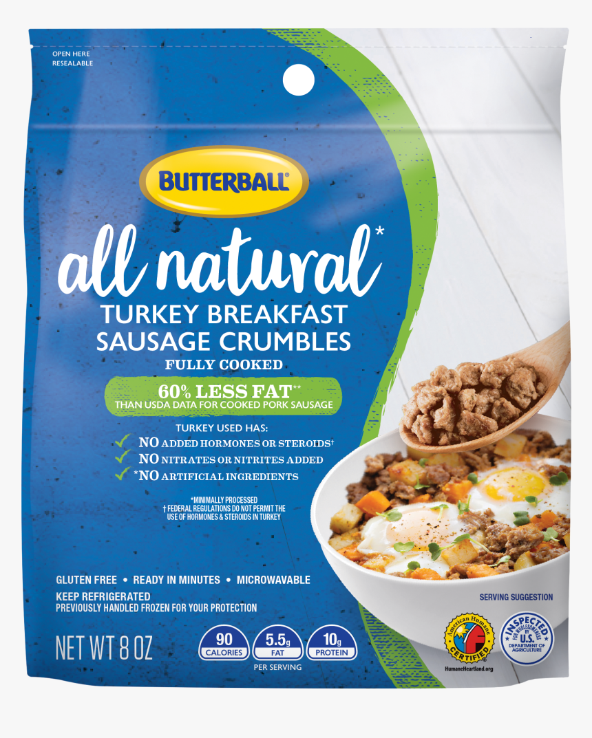 Butterball Turkey Sausage Crumbles, HD Png Download, Free Download