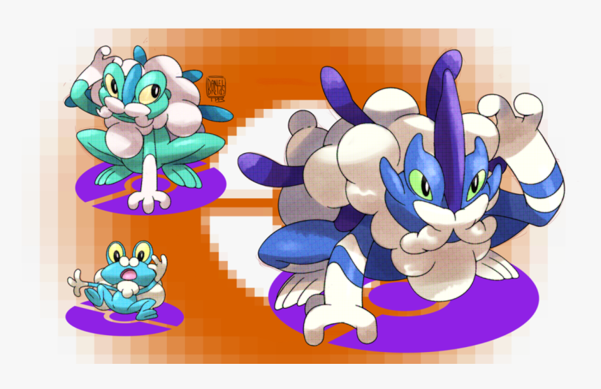 Mustache Froakie Final Evo, HD Png Download, Free Download