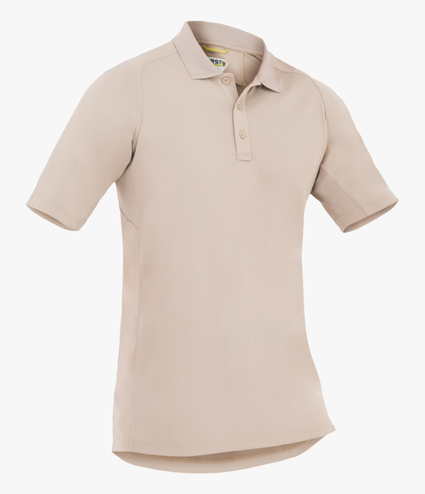 112506 Men"s Performance Ss Polo Khaki Tactical Pose - Polo Shirt, HD Png Download, Free Download