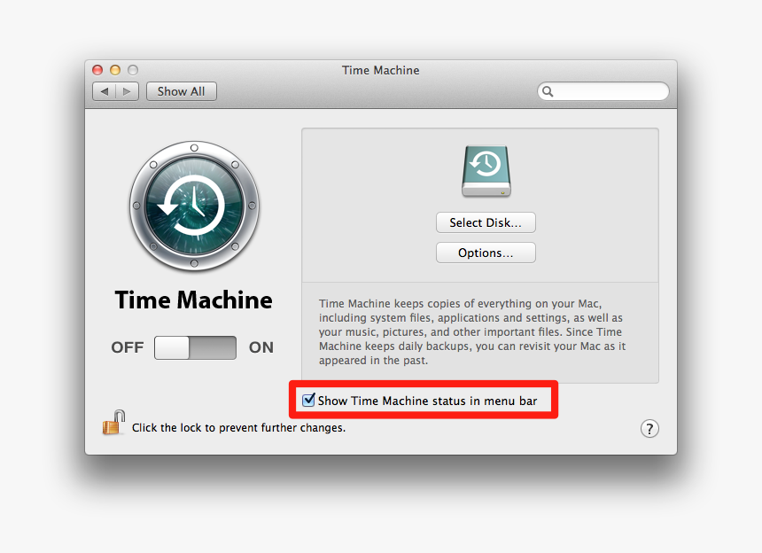 Black Menu Bar Mac Os X Lion - Time Machine Backup Failed, HD Png Download, Free Download