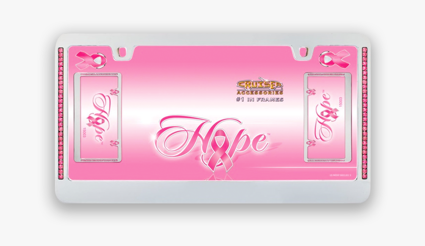 Hope License Plate - Breast Cancer License Plate Frames, HD Png Download, Free Download