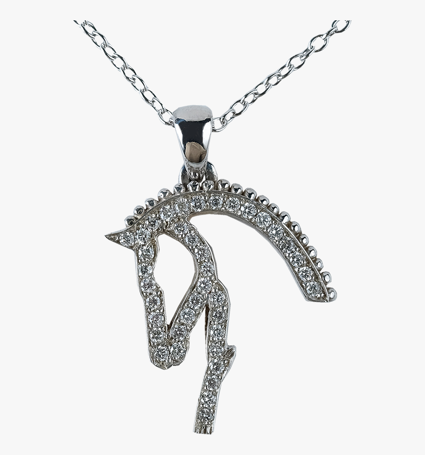 Diamond Dressage Horse Head Pendant - Locket, HD Png Download, Free Download