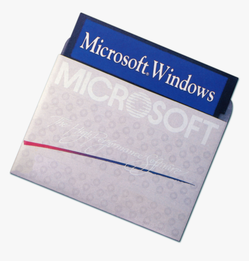 Microsoft Windows Floppy Disk - Envelope, HD Png Download, Free Download