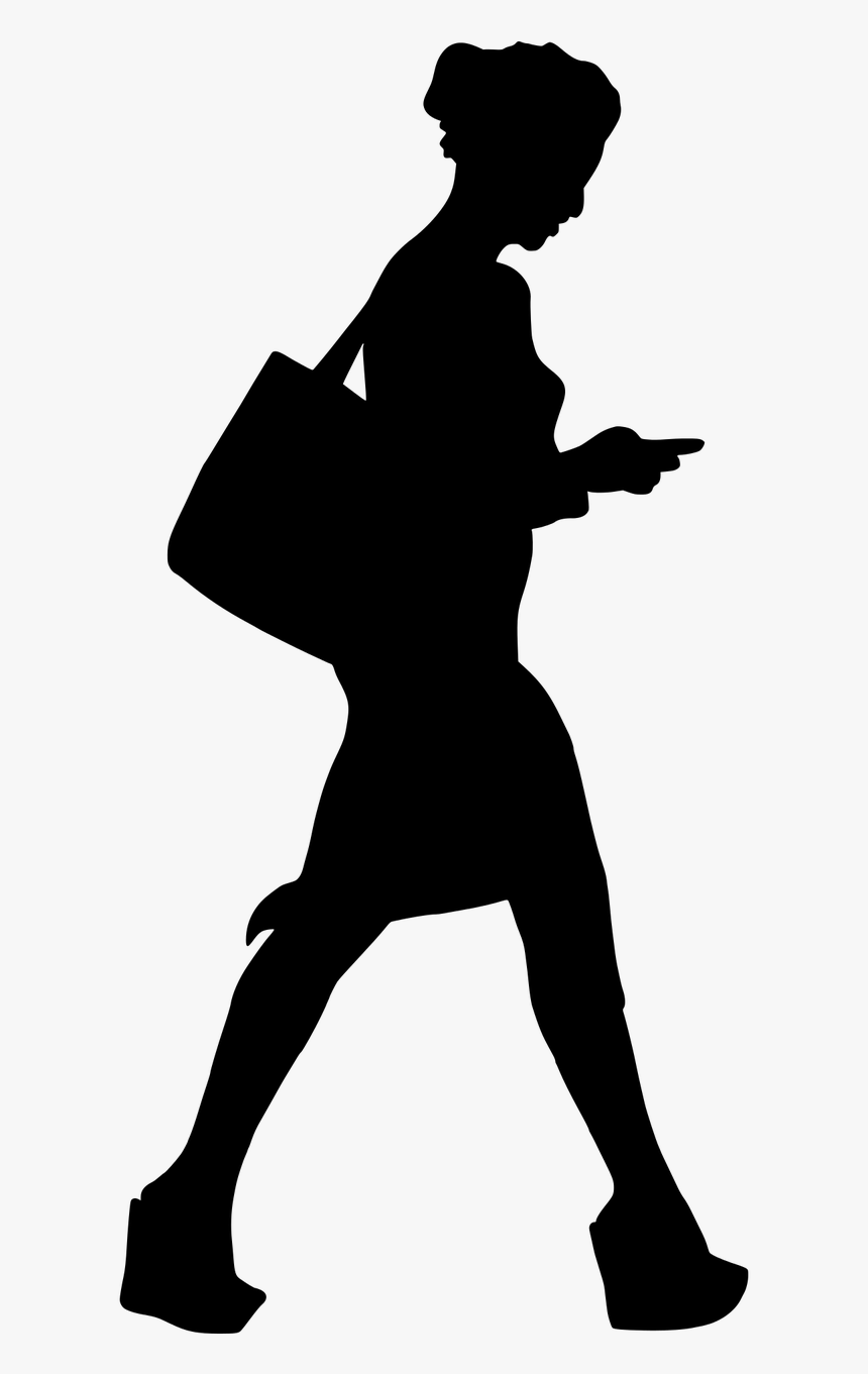 walking silhouette png