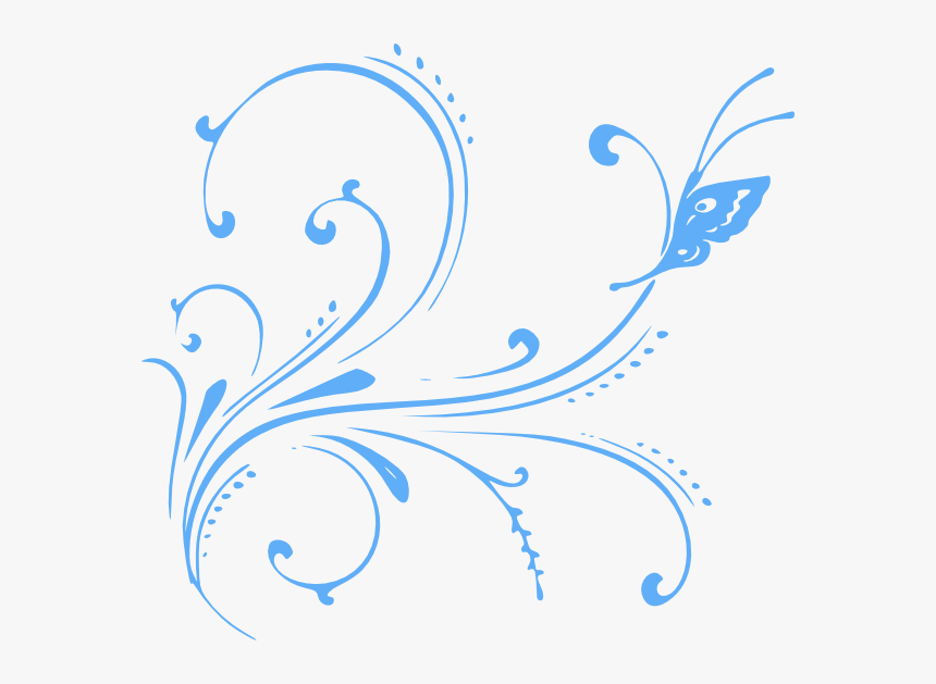 Butterfly Border Designs, HD Png Download, Free Download