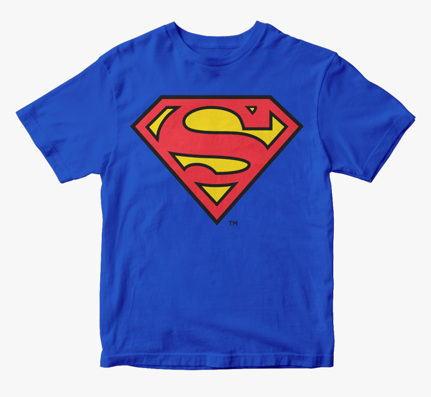 Playera Superman Logo Kids"
 Class="lazyload Blur-up"
 - Blue T Shirt Superman, HD Png Download, Free Download