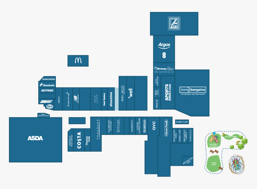 Birchwood Shopping Centre Layout , Png Download - Birchwood Shopping Centre Layout, Transparent Png, Free Download