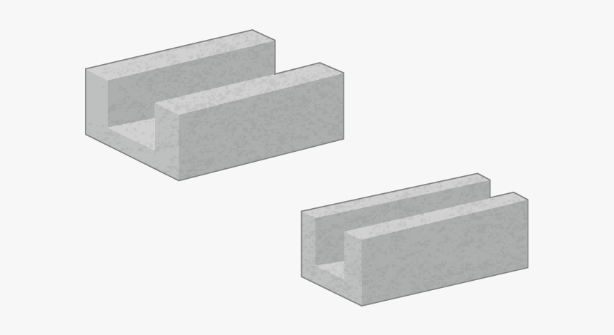 U-block - Autoclaved Aerated Concrete Run Methods, HD Png Download, Free Download