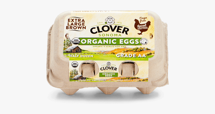 Extra Large Brown Organic Eggs - Sliced Bread, HD Png Download, Free Download