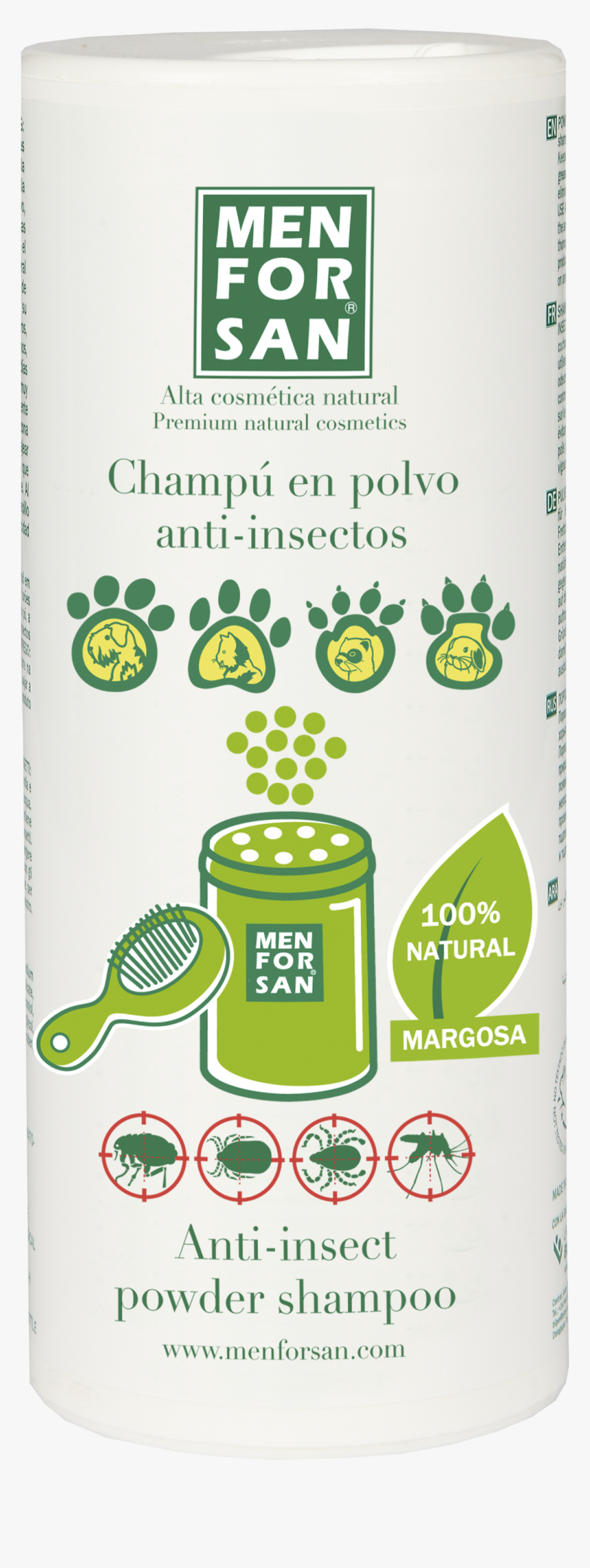 Powdered Shampoo With Insect Repellent - Men For San, HD Png Download, Free Download