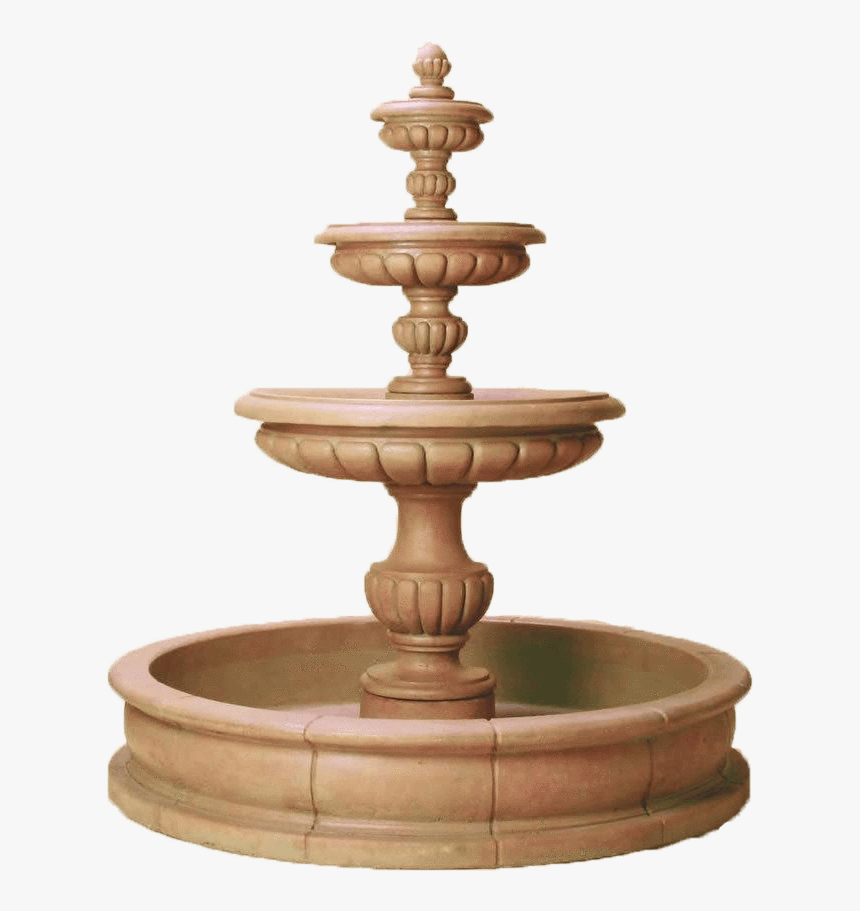 Parigi Pond Outdoor Cast Stone Garden Fountain Fountain - Mexican Cantera Fountains, HD Png Download, Free Download