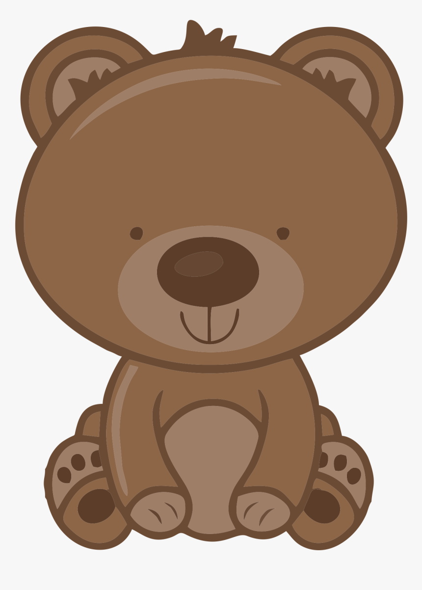 Ursinho Marrom Png, Teddy Bear, Teddybär, Oso De Peluche - Cute Baby Bear Clipart, Transparent Png, Free Download