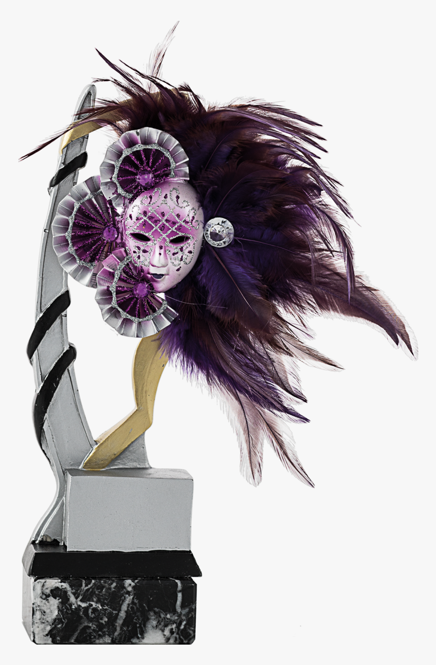 Resin Trophy Apply Purple Mask - Artificial Flower, HD Png Download, Free Download