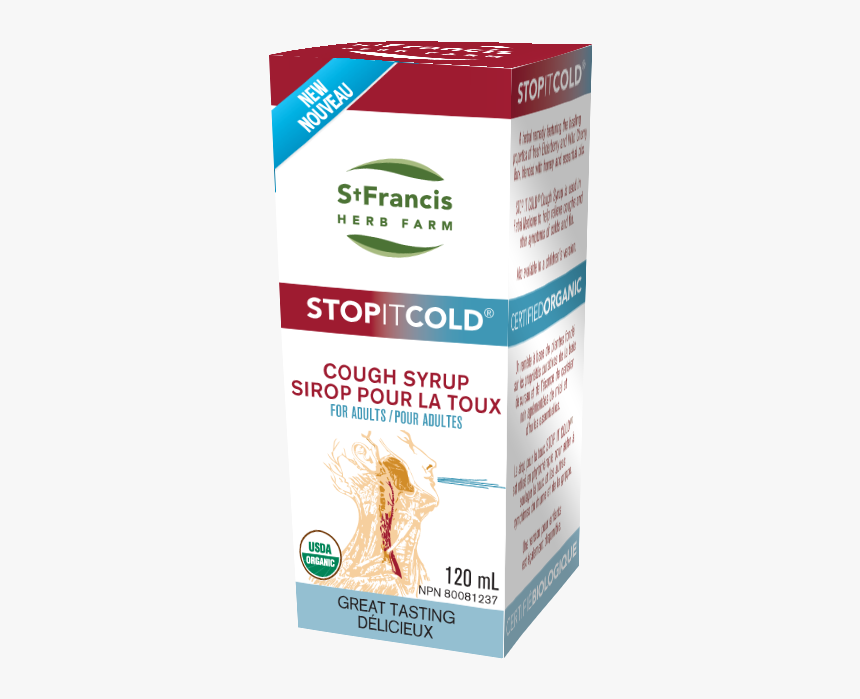 St Francis Adult Cough Syrup - Carton, HD Png Download, Free Download