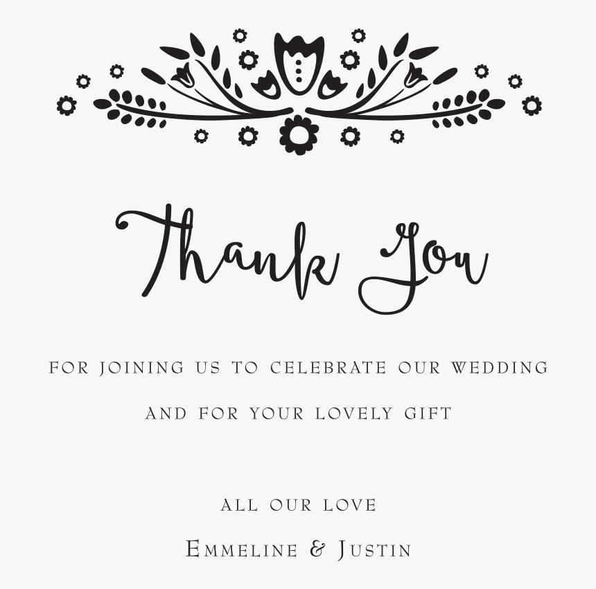 Thank You For Join Our Wedding, HD Png Download, Free Download