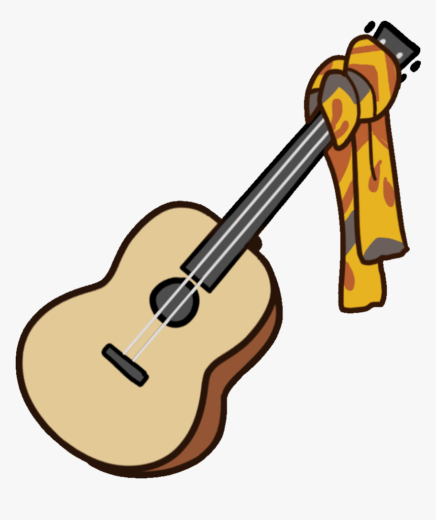 Acoustic Guitar Sticker By Netflix Clipart , Png Download, Transparent Png, Free Download