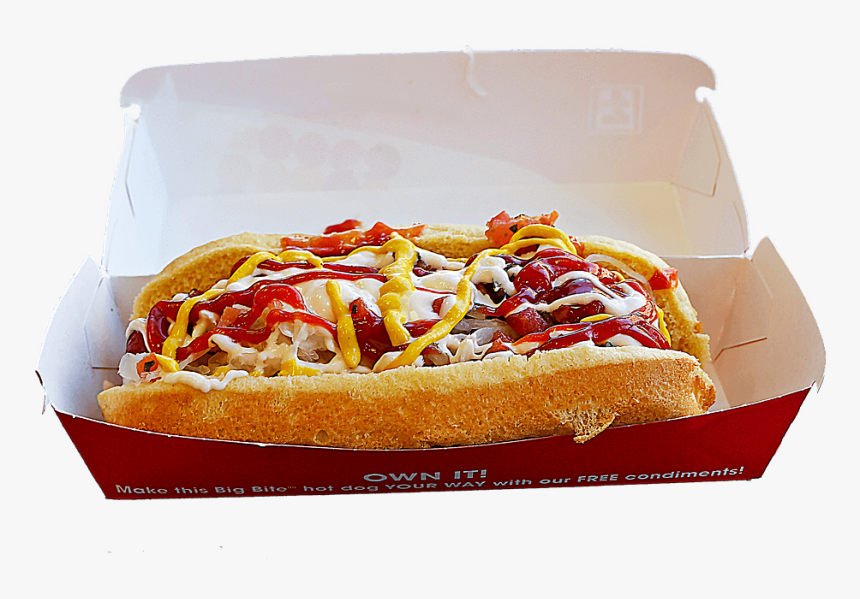 Hot Dog With The Works - Hot Dog, HD Png Download, Free Download