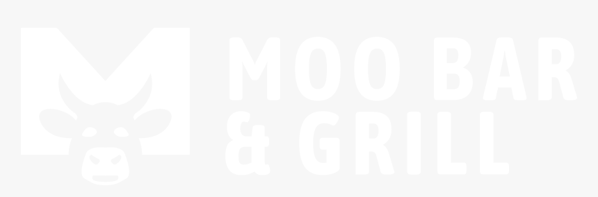 Moo Bar & Grill - Black-and-white, HD Png Download, Free Download