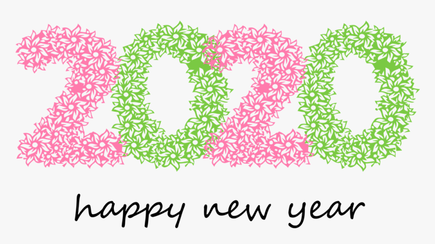 Happy New Year 2020 Vector Png, Transparent Png, Free Download