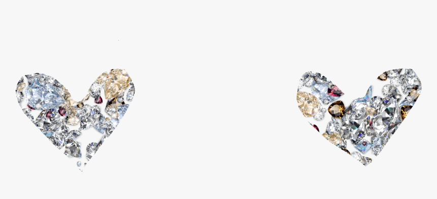 #gema #joyas #blink #diamantes #brillo #heart #corazón - Earrings, HD Png Download, Free Download