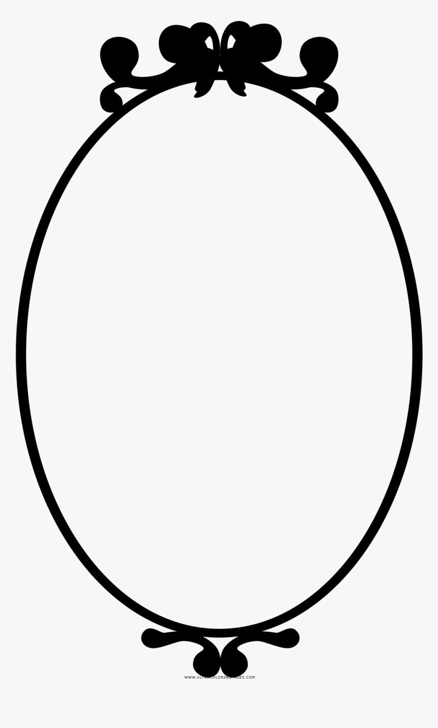 Mirror Coloring Page - Circle, HD Png Download, Free Download