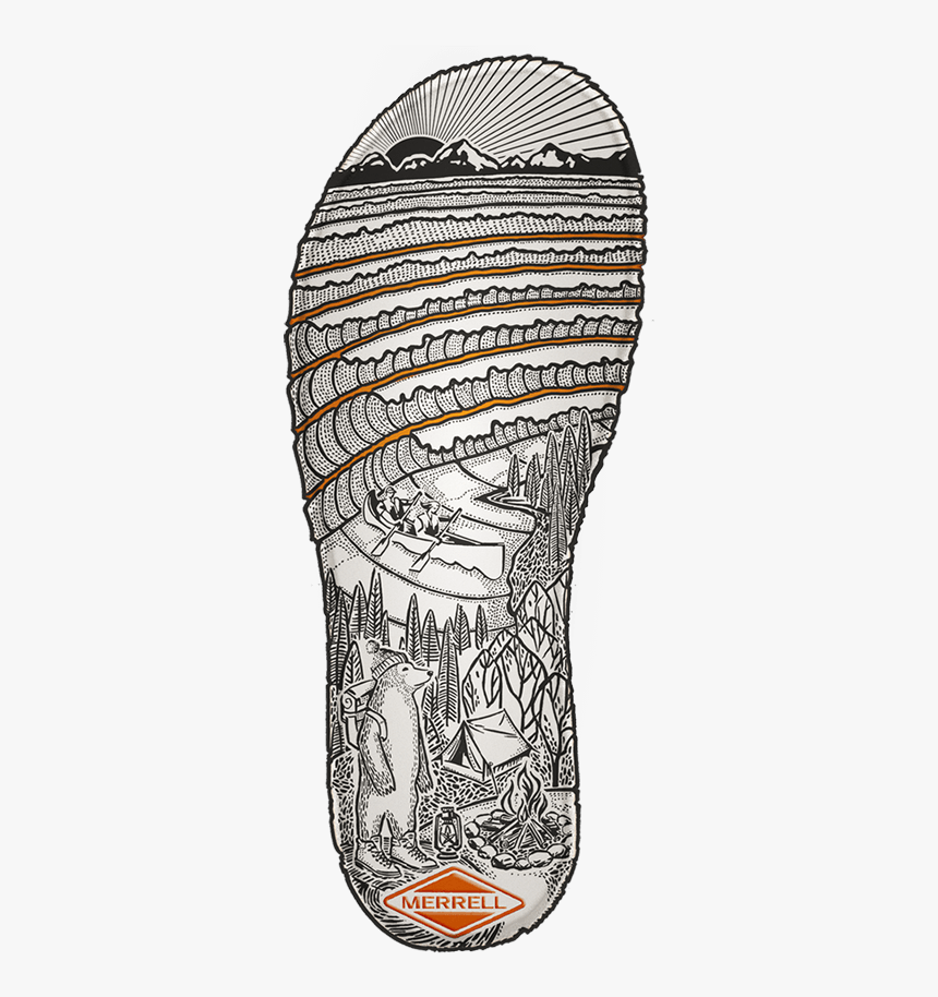 Merrell Sole - Doodle, HD Png Download, Free Download