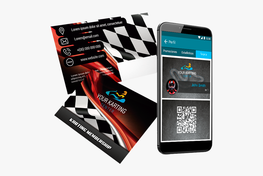 Tarjeta Socio Para Karting - Smartphone, HD Png Download, Free Download